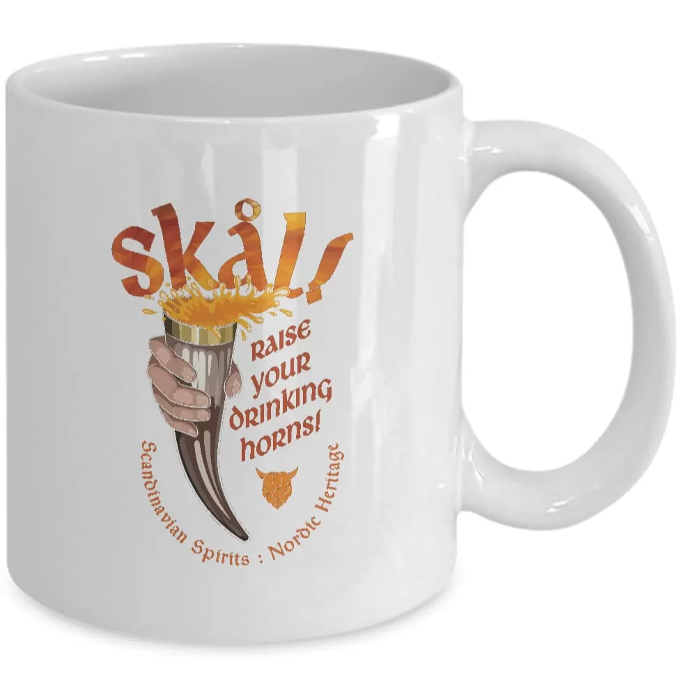 Skall White Mug