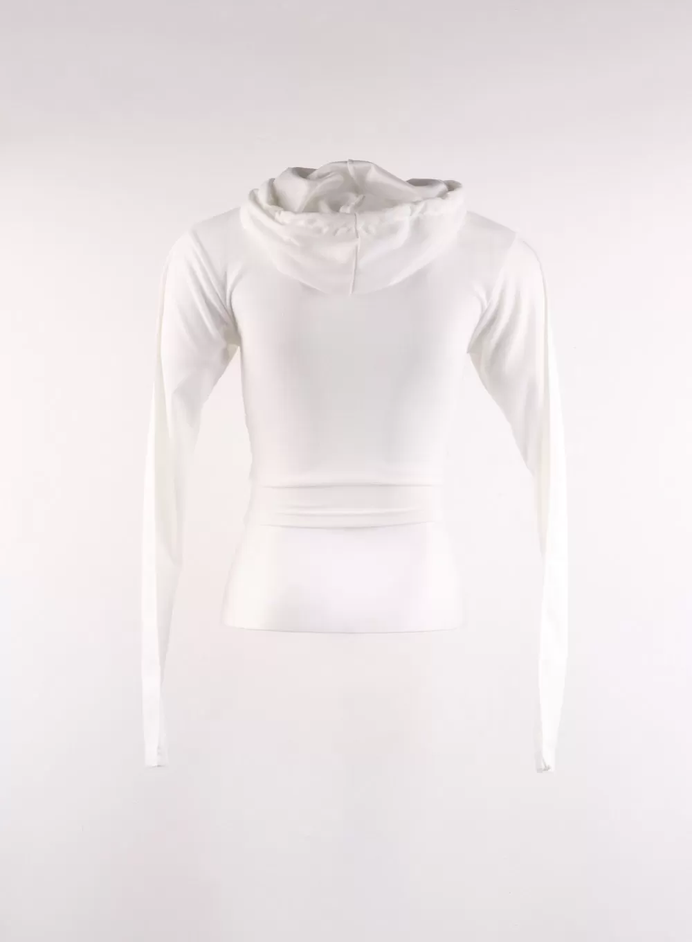 Slim Fit Zip-Up Crop Hoodie CF405