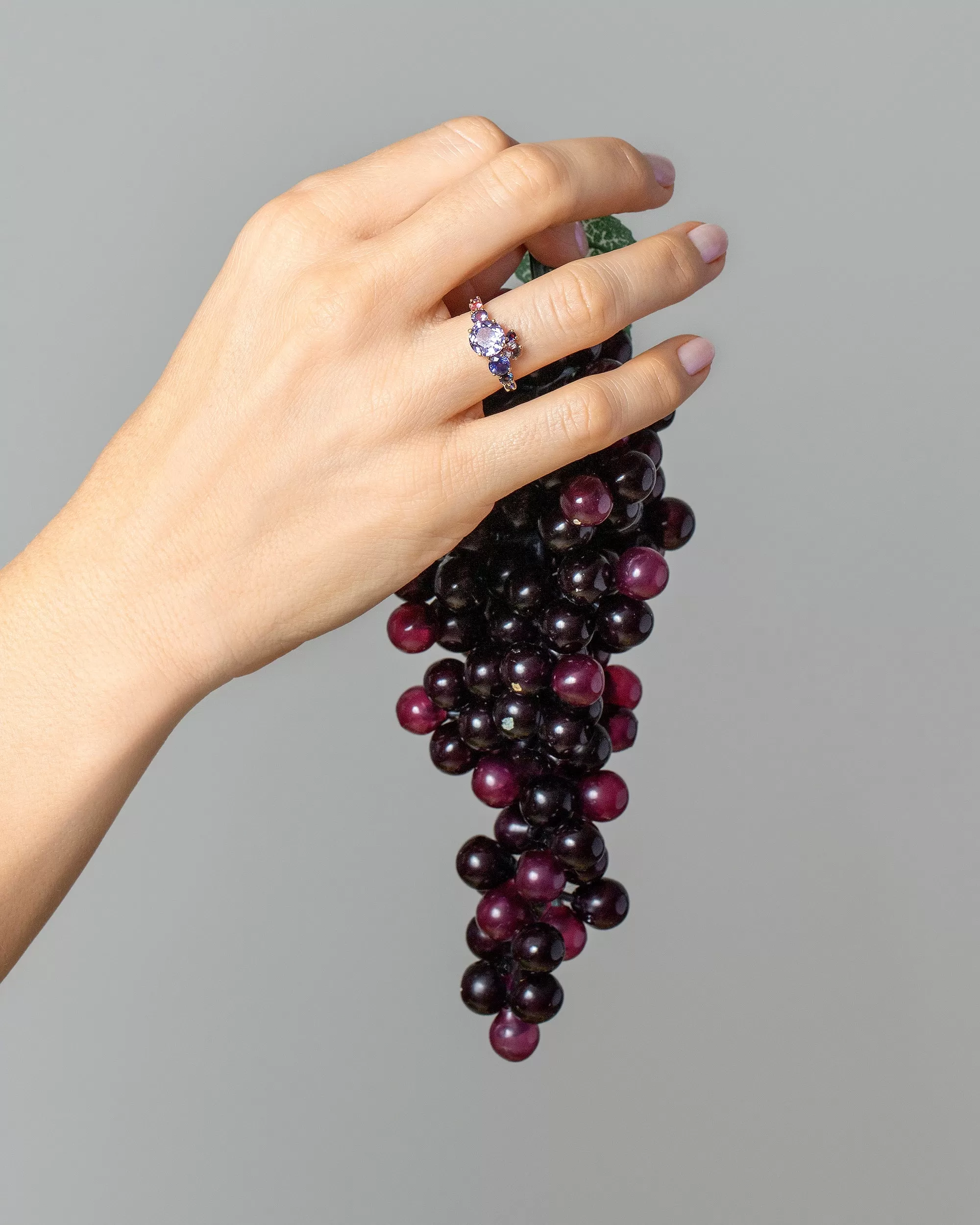 Super Luna Ring - Purple Sapphire