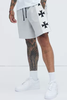 Tyson Desmond Sweat Shorts - Grey/combo