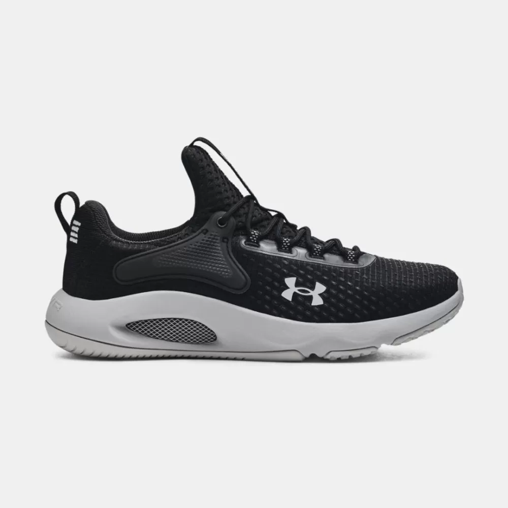 Under Armour Men's UA HOVR Rise 4 Training Shoes - Black/Mod Gray/Halo Gray