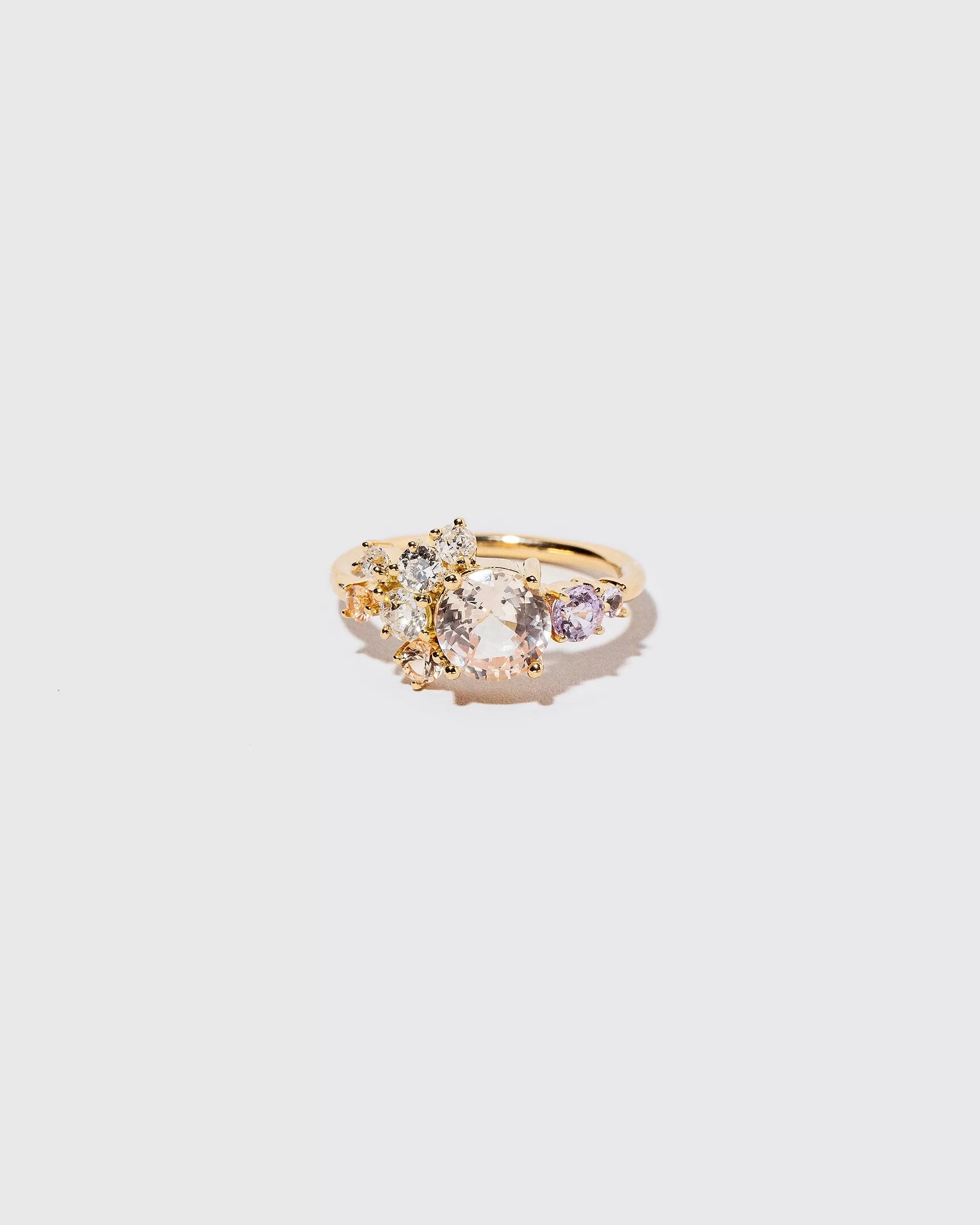 Vega Ring - Peach Sapphire