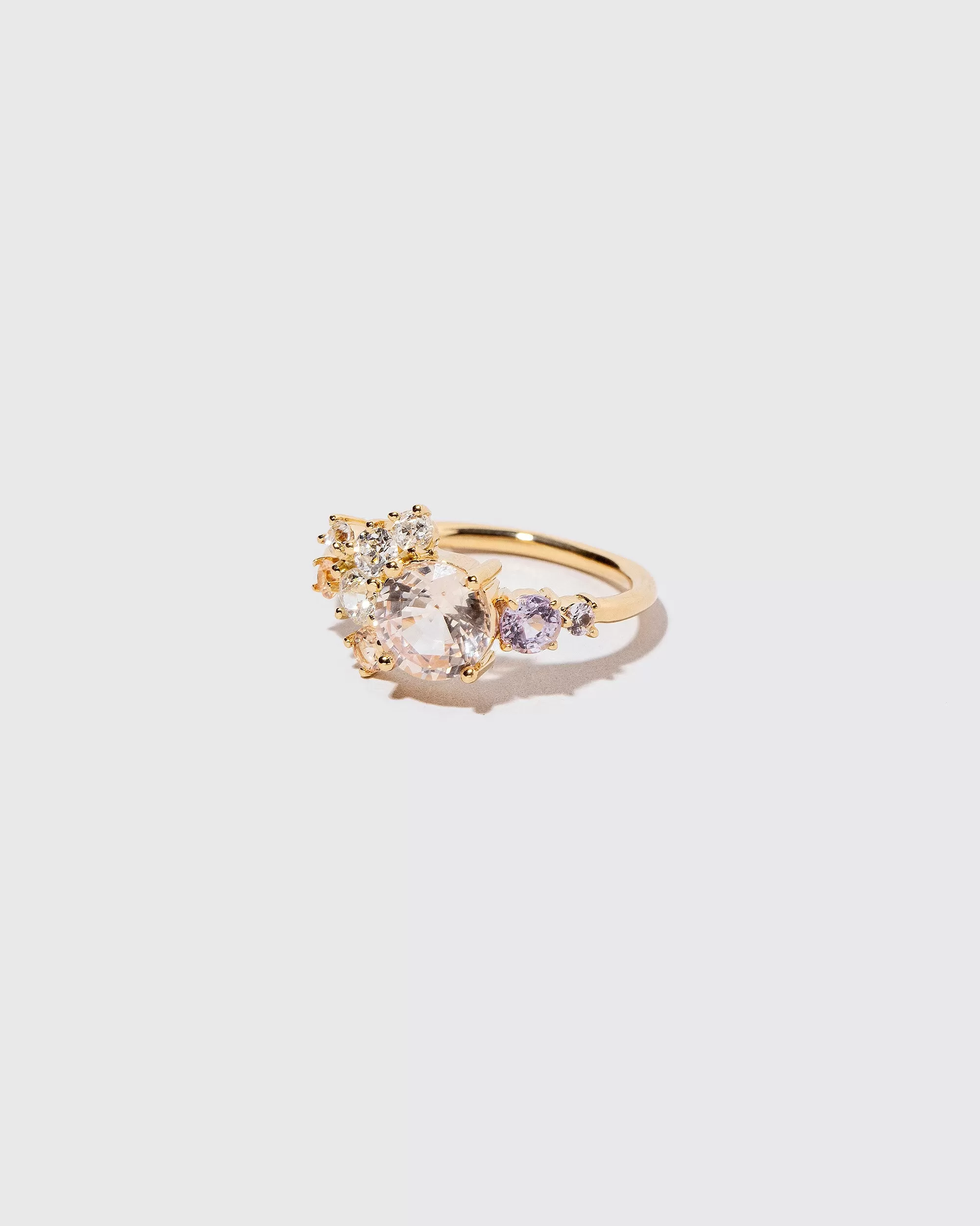 Vega Ring - Peach Sapphire