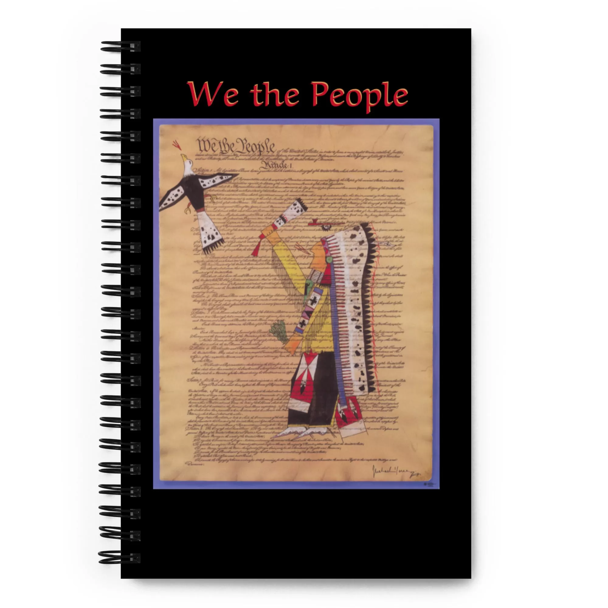 We the People #LandBack -Spiral notebook