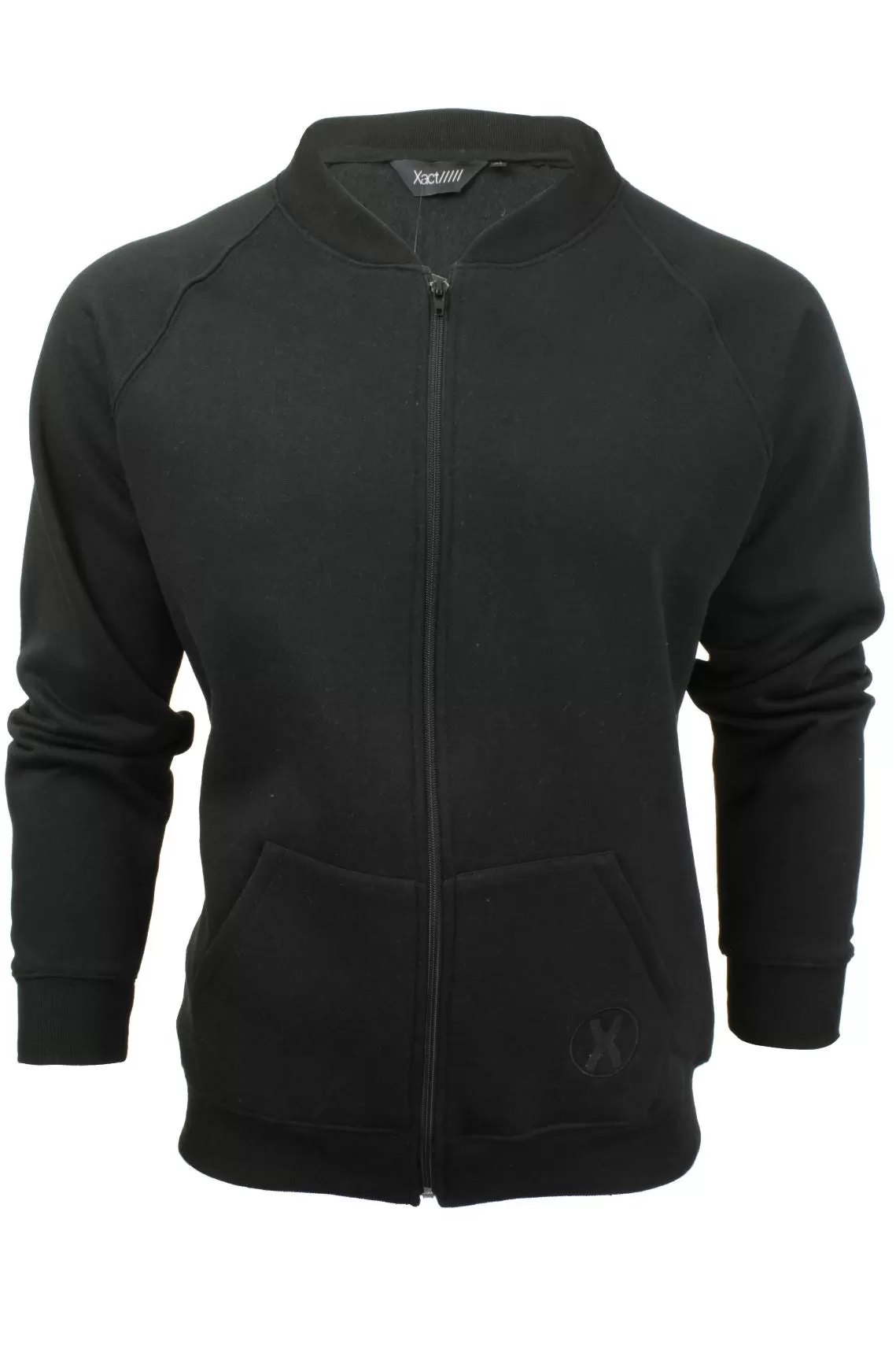 Xact Mens Zip Through Sweatshirt Jumper - Long Sleeved